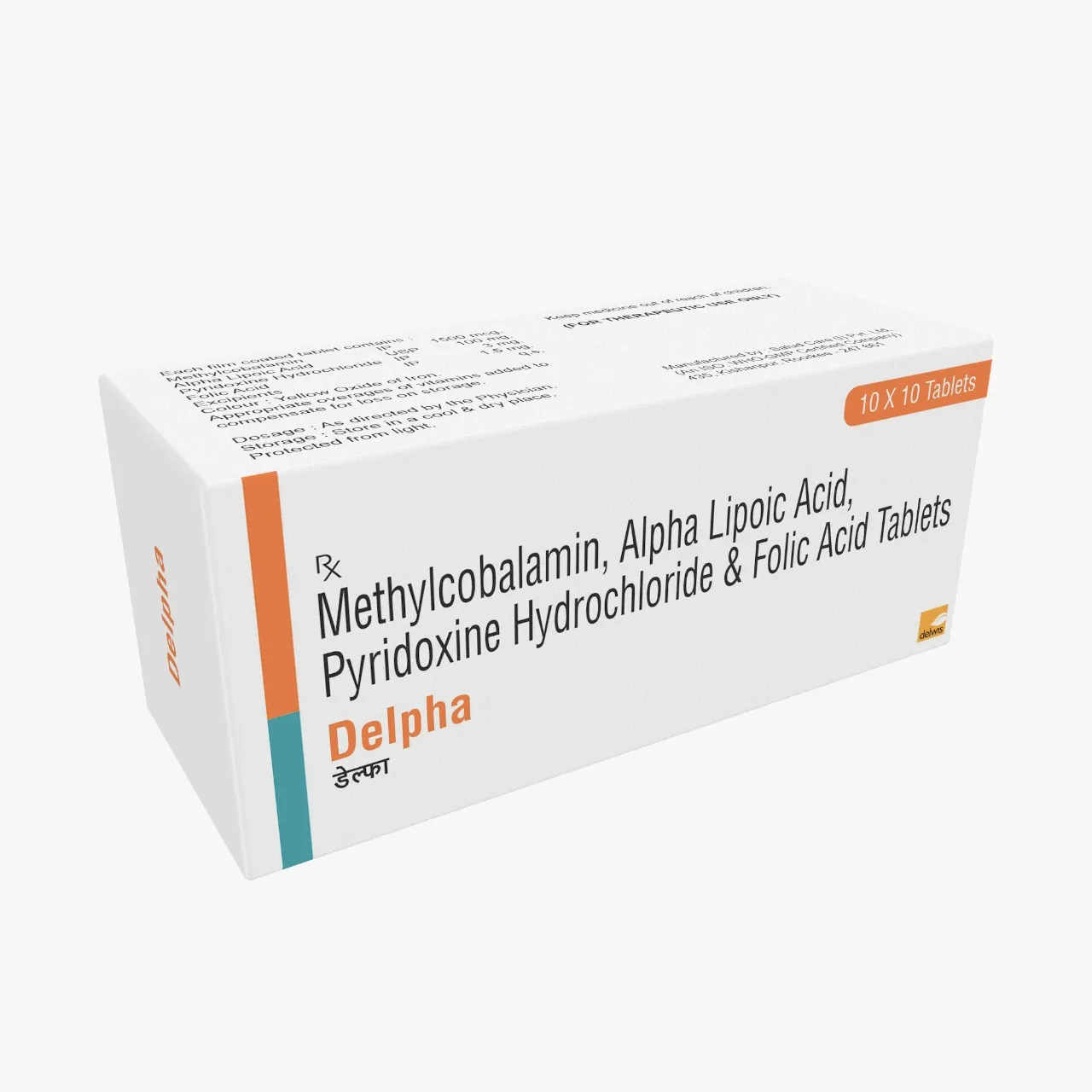 Delpha Color Delpha Tablets 10x10 Alu Alu – Metabolic & Nutrient Support Supplement ...